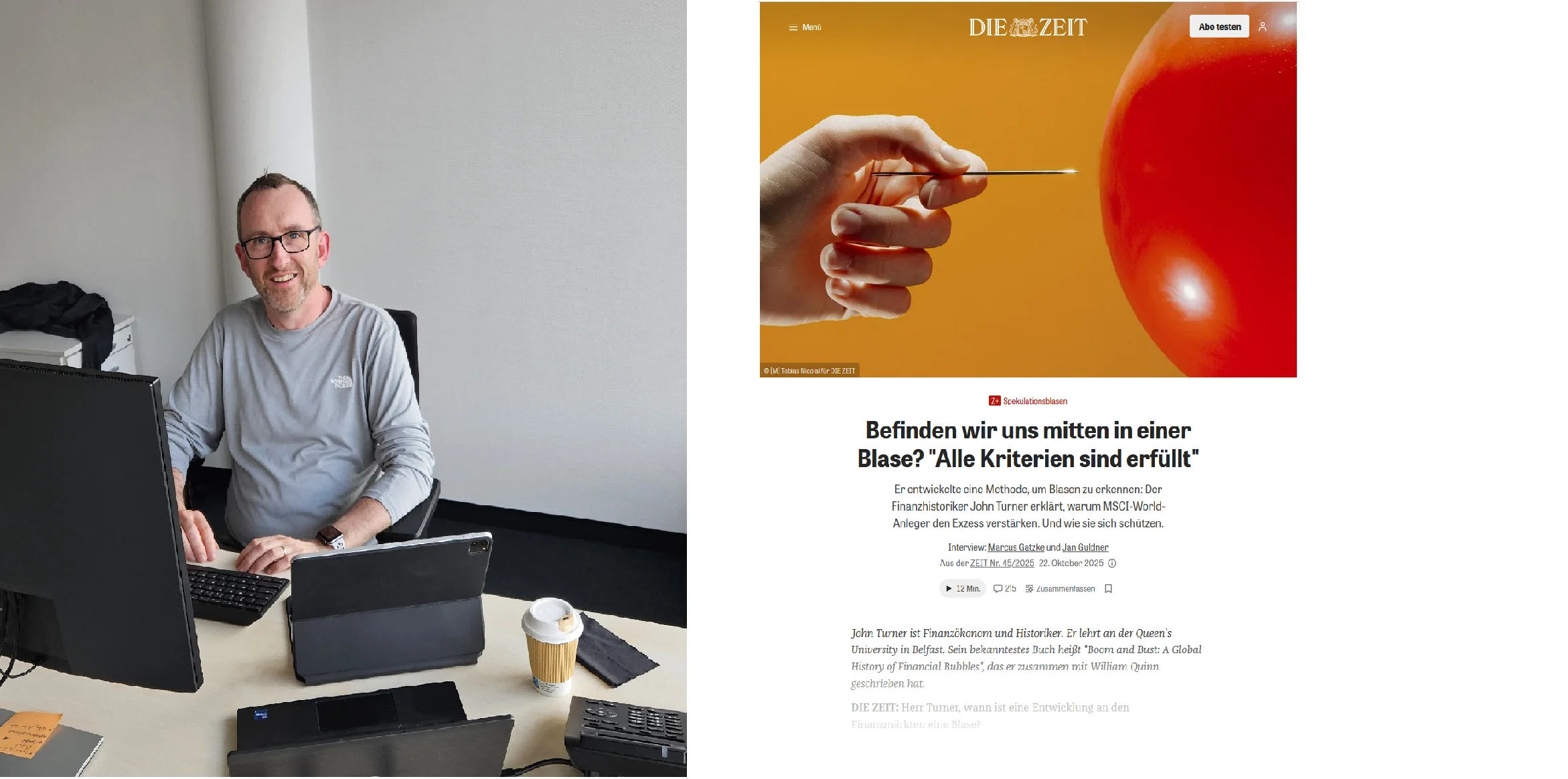 John Turner Interviewed by Die Zeit
